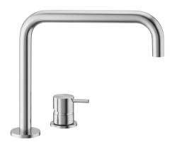 Waterevolution Flow 2-gats wastafelkraan chroom T112H01