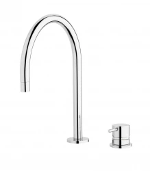 Waterevolution Flow 2-gats wastafelkraan chroom T112U01
