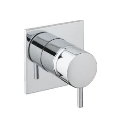Waterevolution Flow inbouw douche- badmengkraan mat zwart T142BPR