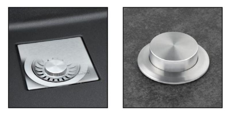 Franke Kubus KNG 110.52 spoelbak 52x42 onyx graniet onderbouw 125.0512.504