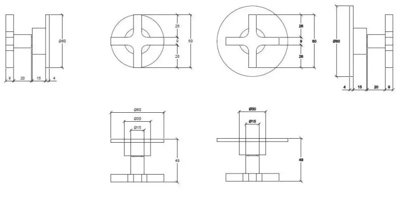 Waterevolution Cruz inbouw thermostaat met omsteller mat zwart 1208919595