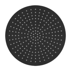 SB Rubinetterie Regendouche Eco Air waterbesparende hoofddouche 30 cm metaal mat zwart 1208946745