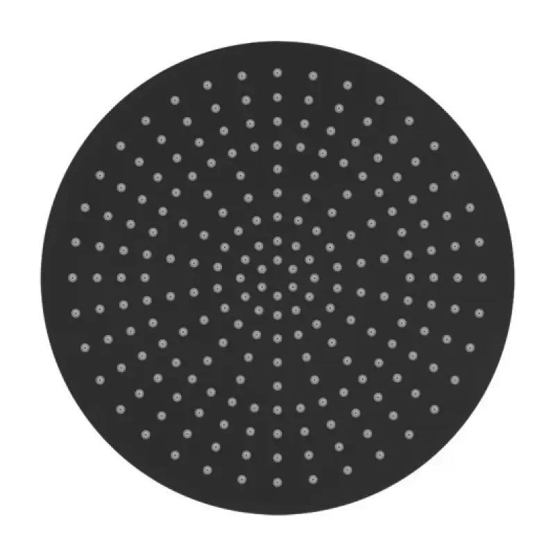 SB Rubinetterie Regendouche Eco Air waterbesparende hoofddouche 30 cm metaal mat zwart 1208946745