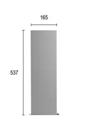 SB Square 316 Regendouche met muuraansluiting hoofddouche volledig RVS 1208946748