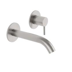 SB Round 316 inbouw wastafelmengkraan RVS 132mm