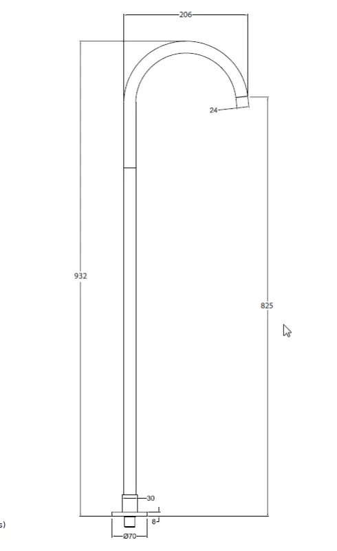 Waterevolution Flow vrijstaande wastafelkraan uitloop volledig RVS T1677IE