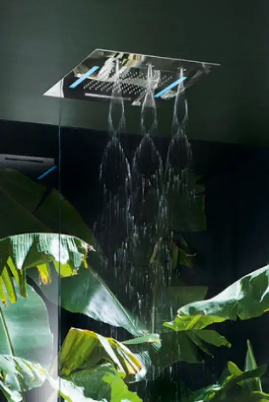 SB Spin Temptation Chromotherapy Regendouche inbouw  PVD gun metal 1208955420