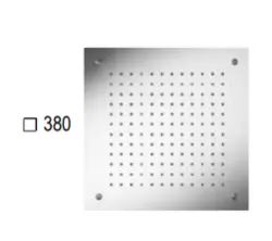 SB Square Chromotherapy Regendouche inbouw  Mat Wit 1208955464