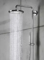 SB Round Regendouche hoofddouche kunststof  20 cm Mat Wit 1208955601