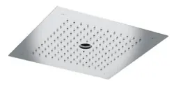 SB inbouw Regendouche plafond met icicle straat 38x38cm volledig RVS 1208955633