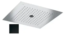SB inbouw Regendouche plafond met icicle straat 38x38cm Mat Zwart 1208955634