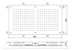 SB Temptation Regendouche inbouw rechthoek 900x500mm volledig RVS 1208955700