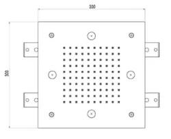 SB Mist Temptation Regendouche inbouw vierkant 2-straals 30x30cm volledig RVS 1208955716