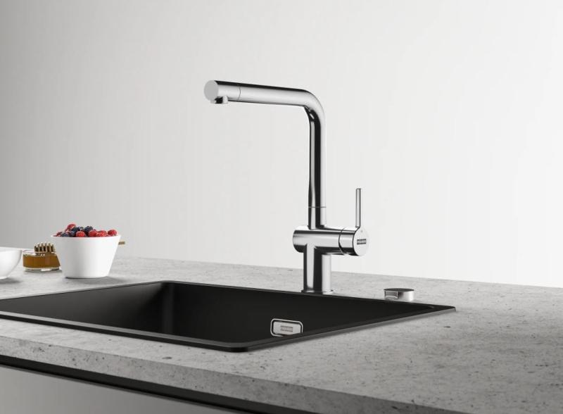 Franke Active L Keukenkraan chroom met draaibare uitloop 115.0653.298