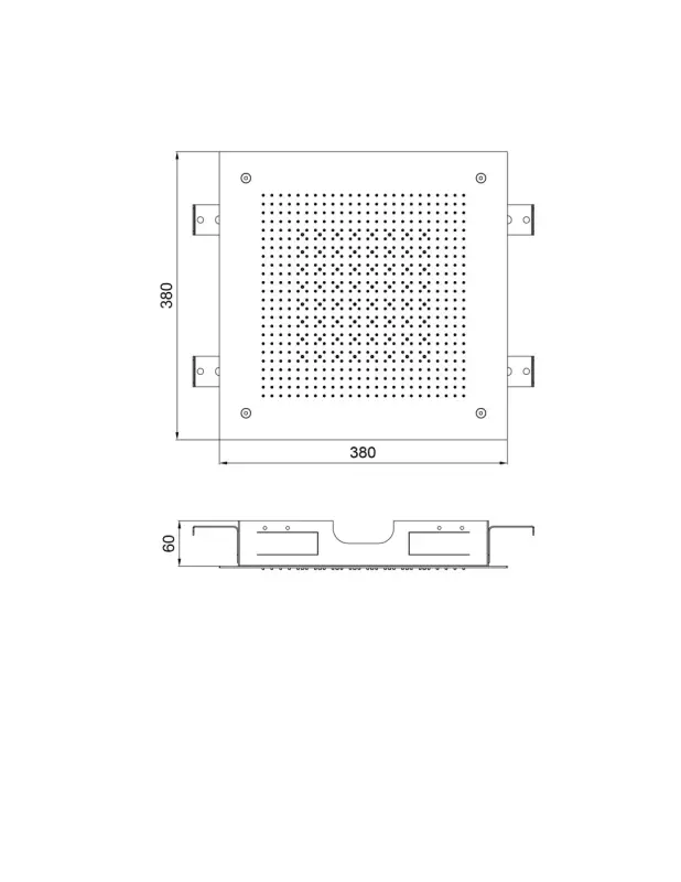 SB Square 316 Inbouw Regendouche Velvet Temptation Dual flow mat zwart 1208956764