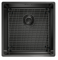 Franke Mythos Masterpiece BXM 210.40 PVD Gun Metal Spoelbak 400x410mm Vlakbouw en Onderbouw 127.0674.537