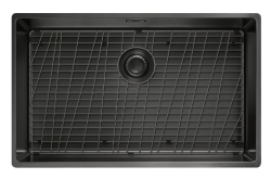 Franke Mythos Masterpiece BXM 210.68 Grote Gun Metal PVD 685x410mm Vlakbouw en Onderbouw Spoelbak 127.0674.440