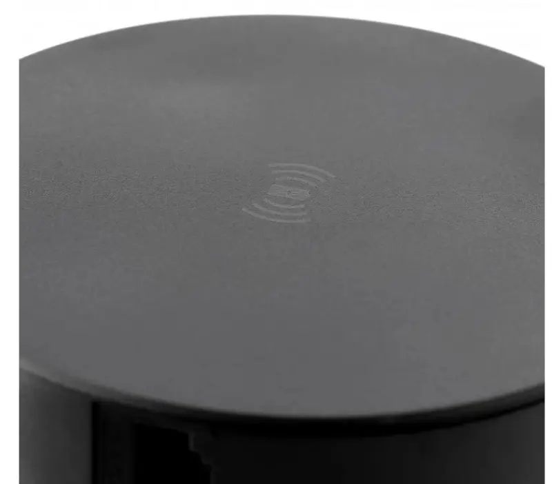 Indux Push verzinkbare penaarde keuken stopcontact zwart in werkblad met 4 stopcontacten, 2 x USB, 2 x RJ45 en draadloos opladen 1208957421