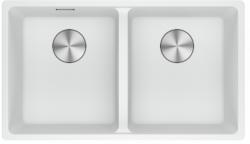 Franke Maris MRG 220-35-35 Fragranite Polar white dubbele spoelbak vlakinbouw