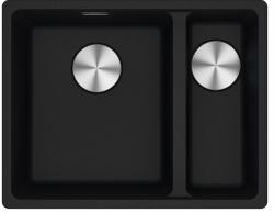 Franke Maris MRG 260-34-15 Fragranite Matt black spoelbak Bak Links vlakinbouw