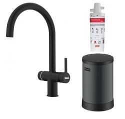 Franke Maris water hub 4L boiler 3-1 met Touch electronische kokend water kraan mat zwart met waterhub bypass 1208957950