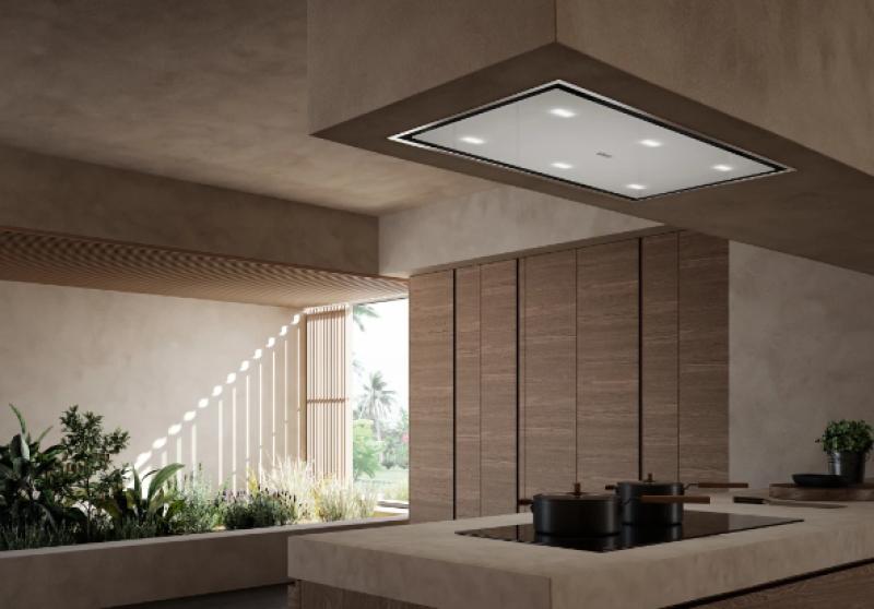 Franke Maris plafondunit wit glas afzuigkap 90cm 350.0679.879