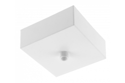 Ceiling cover for luminaires 80x80x30mm,aluminium,white 1208958656