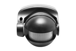 Motion detector CR-1, max 1200W, AC220-240V, 50/60Hz, angle180°, range 10m ± 1,8- 2,5m, IP44, not for LED, surface mounted, black housing 1208959114