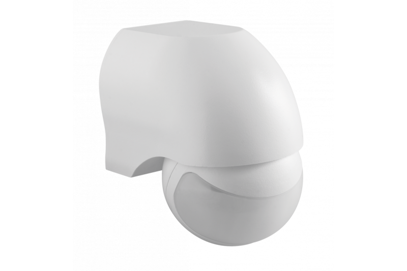 Motion detector CR-11, max 1200W, AC220-240V, 50/60Hz, angle 180°, range 2-8m ± 1,8- 2,5m, IP20, working with LED, surface mounted, white housing 1208959115