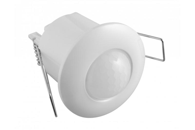 Motion detector CR-5 MINI max. 800W, AC220-240V, 50/60Hz, angle 360°, range 6m ± 2,5-4m, IP20, working with LED, recessed, white housing 1208959132