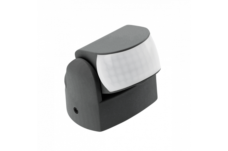 Motion sensor CR-9 mini, max.1200W,AC220-240V,50/60Hz,180°/360°,max.12m,IP65,LED,black 1208959139