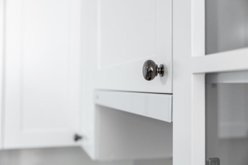 Steel knob BERGAMO black chrome 1208959159