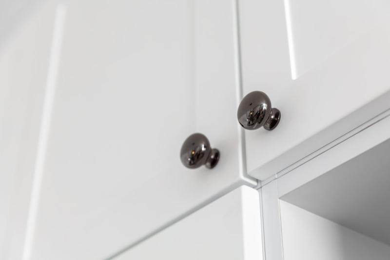 Steel knob BERGAMO black chrome 1208959159