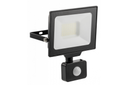 G-TECH LED floodlight with motion sensor,30W,3000lm,AC220-240V,50/60 Hz,PF>0,9,RA>80,IP65,120°,6000K,black 1208959177