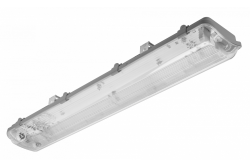 G-TECH LED hermetic fixture 218, T8 LED-J, G13, AC220-240V, 50/60Hz, IP65, ABS/PS, gray 1208959202