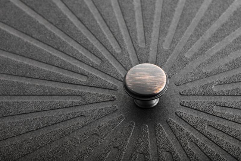 Zamak knob CENTO antique copper 1208959258