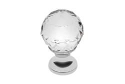 Zamak knob Crystal Palace A 20mm chrome + CRYSTAL 1208959263