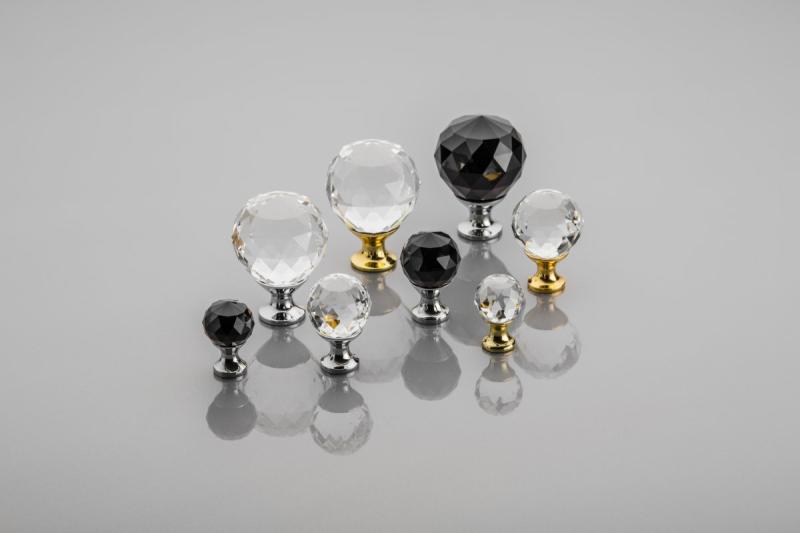 Zamak knob Crystal Palace A 30mm chrome + CRYSTAL 1208959265