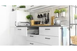 Zamak knob MILANO C=32 mm black matt 1208959293