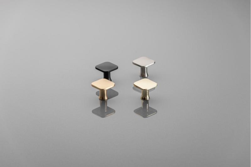 PIAZZA gold brushed knob 1208959302