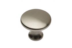 Zamak knob UDINE brushed steel 1208959334