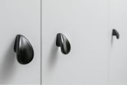 Zamak knob VENICE matt black 1208959338