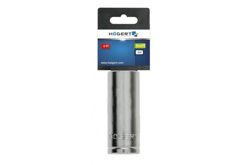 Hoegert Zeskant inbussleutel 3/8" 6 mm lang CrV 1208959359