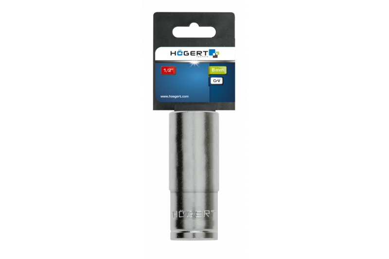 Hoegert Zeskant inbus 1/2" 8 mm lang CrV 1208959396