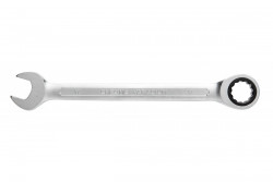 Hoegert Combinatieratelsteeksleutel van CrV-staal 19 mm 72T. 1208959687