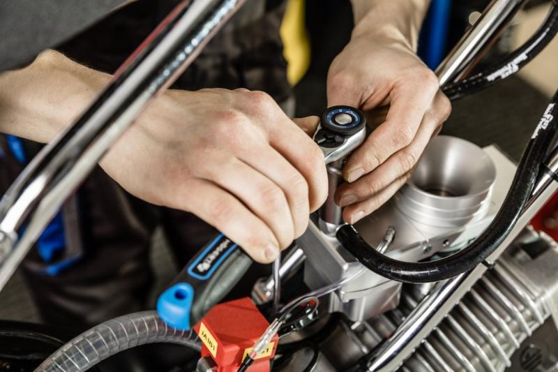 Hoegert Rechte ratelhandgreep 1/4" 72T CrMo staal 1208959713