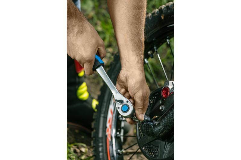 Hoegert Ratelhandvat 1/2" 72T CrV staal met snelsluiting 1208959715