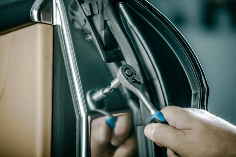 Hoegert Ratelhandvat 1/4" 72T CrV staal met snelsluiting 1208959716