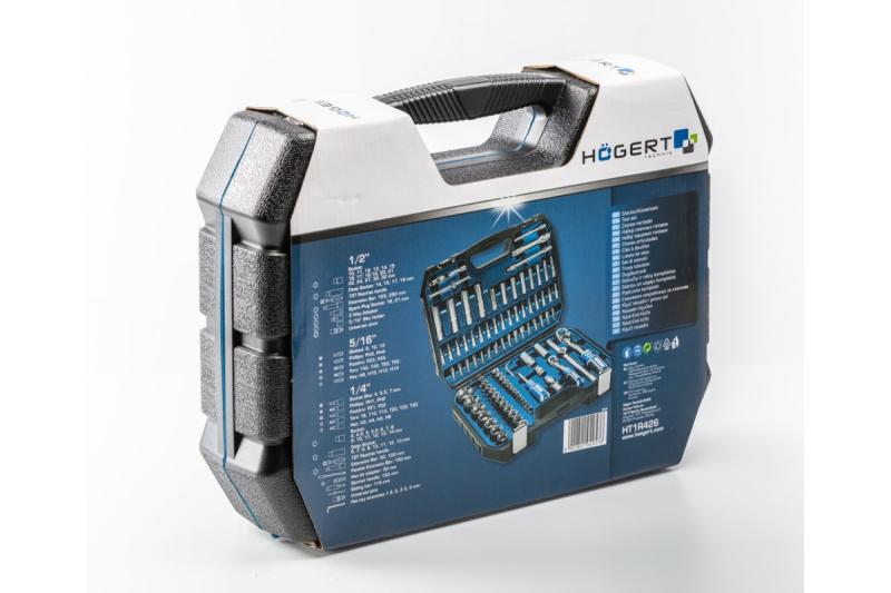 Hoegert Gereedschapsset 95 stuks tweekleurige koffer 1208959733