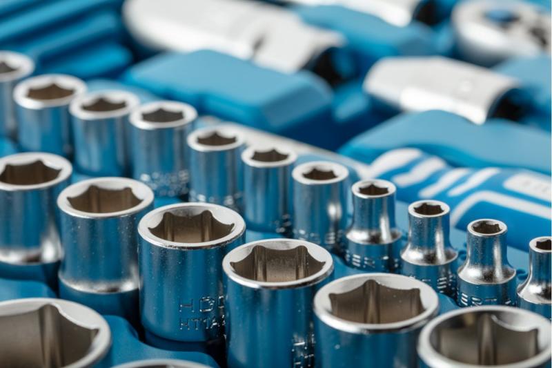 Hoegert Gereedschapsset 95 stuks tweekleurige koffer 1208959733